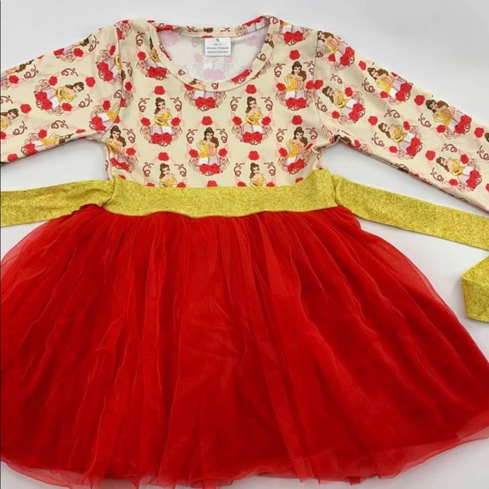 Belle dress with tulle